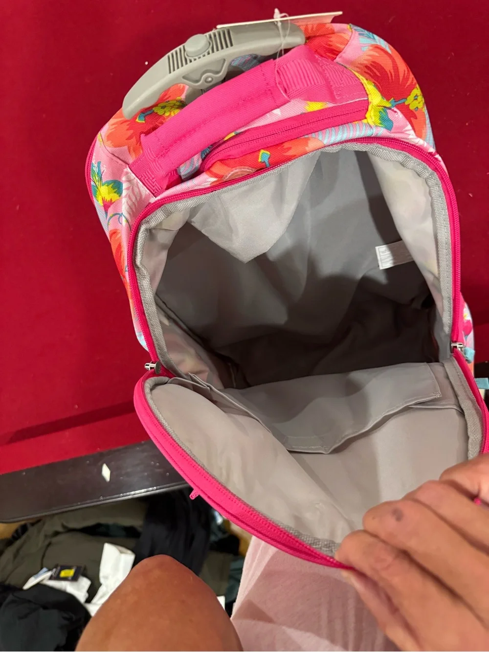 Lilly Pulitzer x Pottery Barn Kids Mackenzie Rolling Backpack - Pink Floral